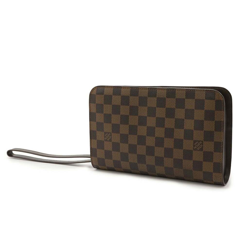 LOUIS VUITTON Authentic Brown Damier Pouch - Picture 3 of 10